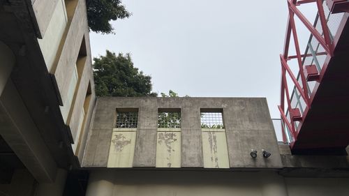 Low angle view of building against sky