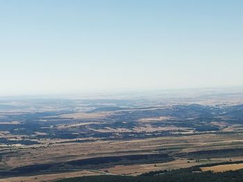 Aerial view of mountain range