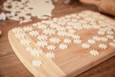 Close-up of wooden plank