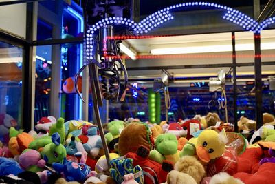 Group of people in amusement park