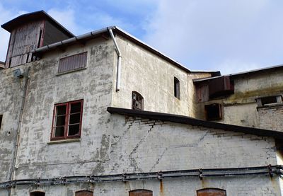 Low angle view of old building