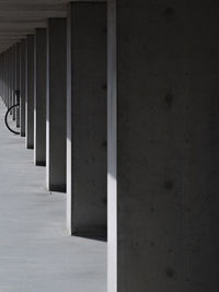 Empty corridor of building