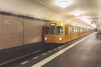 Railroad station platform