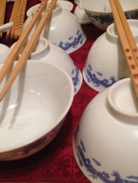 Close-up of food on table