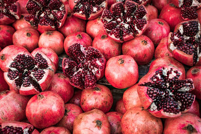 Full frame shot of fruits for sale at market stall