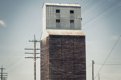 Low angle view of building against sky