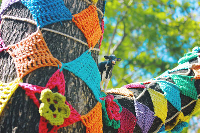 Close up of multi colored pencils