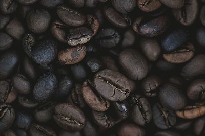 Detail shot of coffee beans