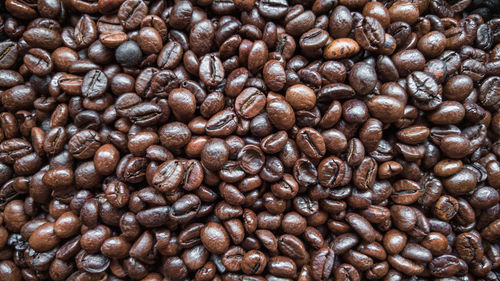 Full frame shot of coffee beans