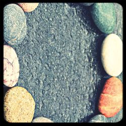 Close-up of pebbles