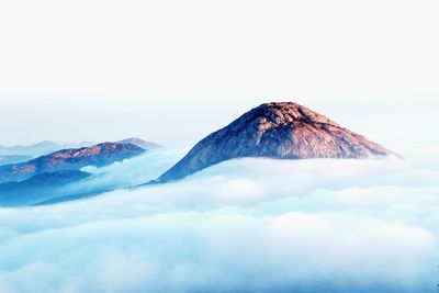 Place where men and clouds meet. 