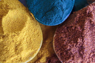 Full frame shot of colorful spices