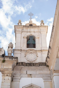 View of the tower attached to the santa luzia church in the city of salvador, bahia.