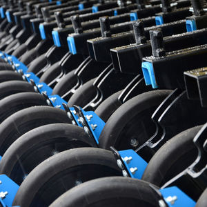 Full frame shot of shopping carts