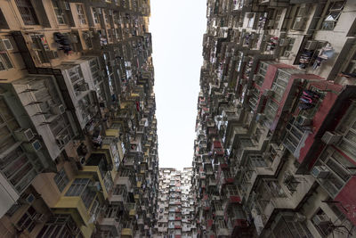 Low angle view of residential building