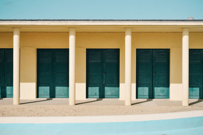 Close-up of building with windows