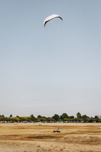 Person standing in a field