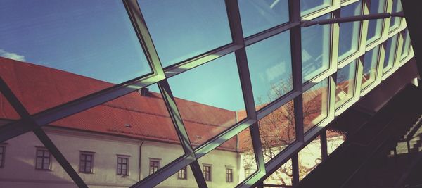 Low angle view of built structure against sky