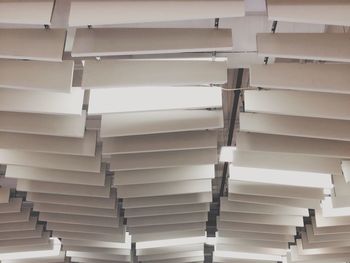 Low angle view of staircase in building