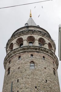 Low angle view of historical building against sky