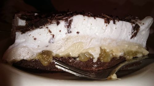 Close-up of ice cream