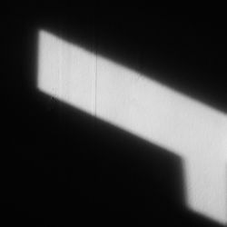 Close-up of shadow on window