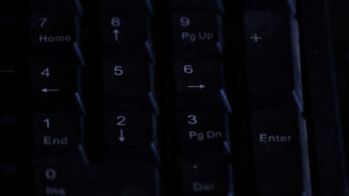 Full frame shot of computer keyboard