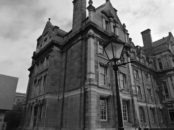 Low angle view of historical building against sky