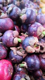 Full frame shot of fruits for sale at market stall