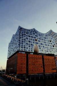 Low angle view of buildings against sky