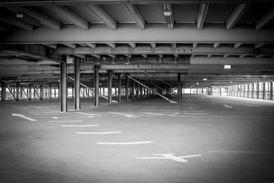 Empty parking lot