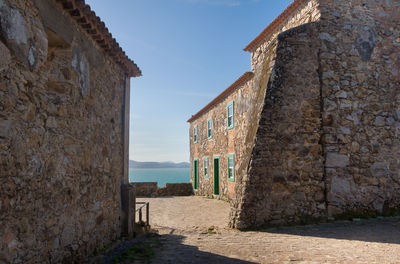 Old ruins against sky