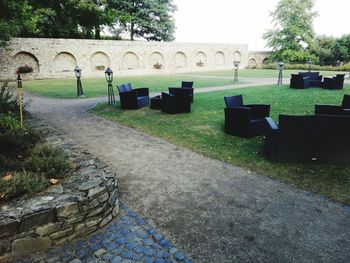 View of cemetery