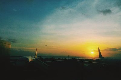 Scenic view of sky during sunset