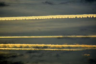 Scenic view of landscape against sky during sunset