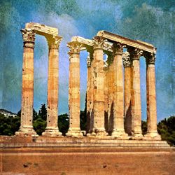 Low angle view of temple