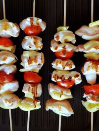 Close-up of food on table