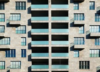 Full frame shot of modern building