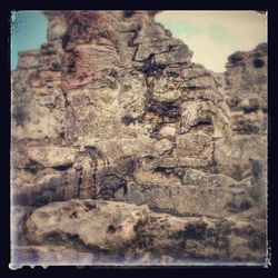 Low angle view of old building