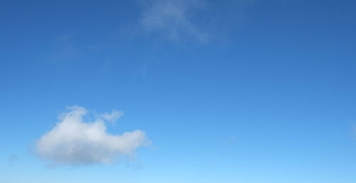 Low angle view of vapor trail in sky