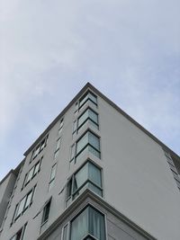 Low angle view of modern building against sky