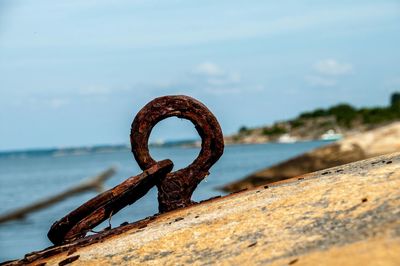 Close-up of rusty metal
