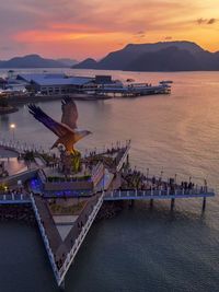 Langkawi eagle statue, langkawi island malaysia