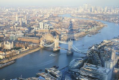 Aerial view of city