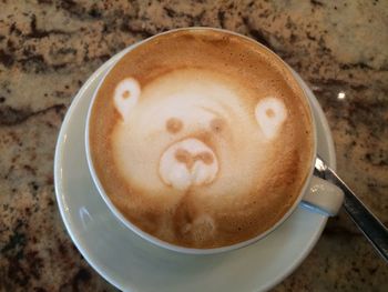 Close-up of coffee cup