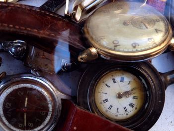 Close-up of vintage clock