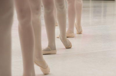 Children dancing in a ballet as a sport and leisure activity