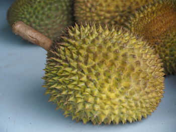 High angle view of fruit on table