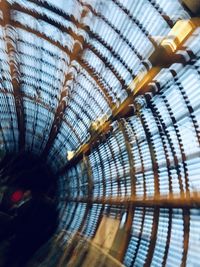 Close-up of spiral staircase