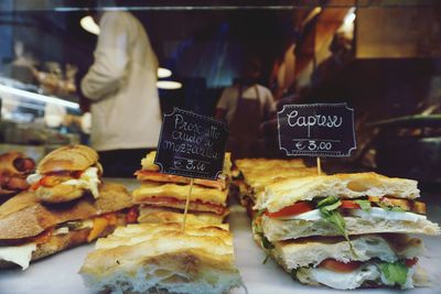 Close-up of food for sale